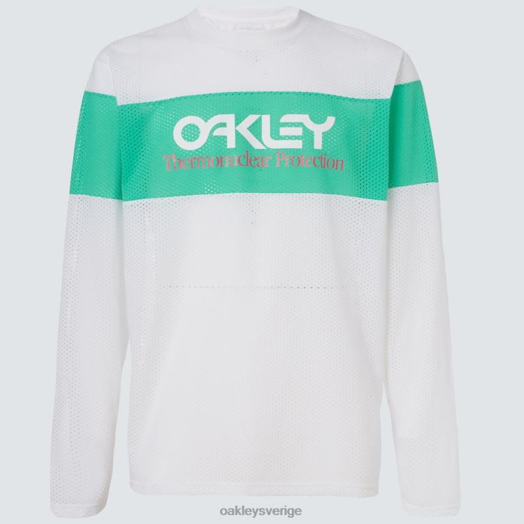 Oakley tnp eldig randig t-shirt T8RX02419 vit