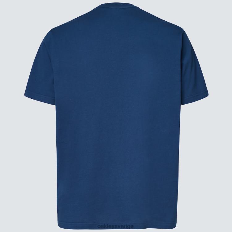 Oakley vardaglig fabrikspilot-t-shirt T8RX02440 tonal poseidon