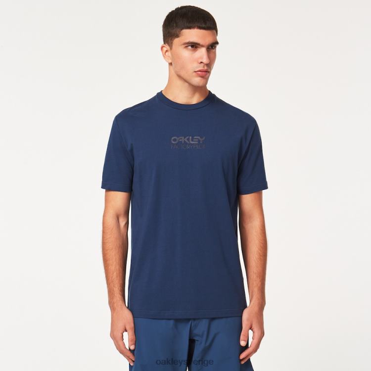 Oakley vardaglig fabrikspilot-t-shirt T8RX02440 tonal poseidon