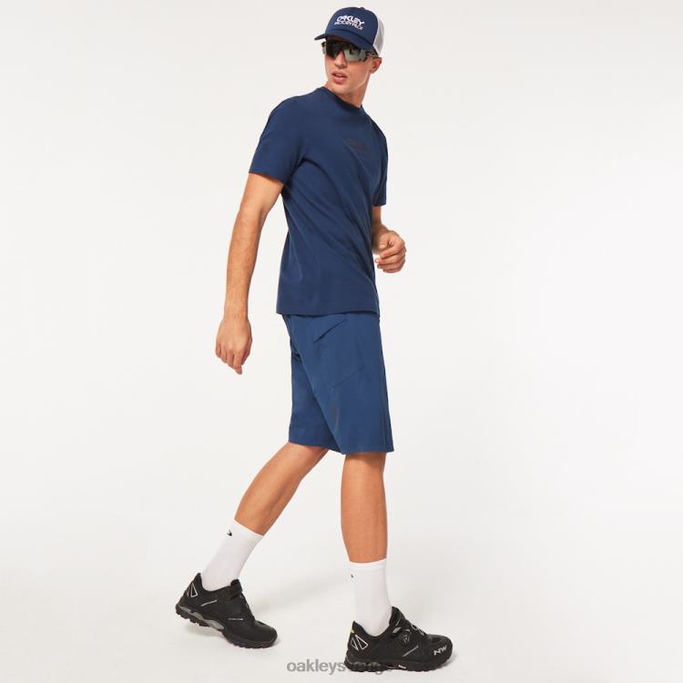 Oakley vardaglig fabrikspilot-t-shirt T8RX02440 tonal poseidon
