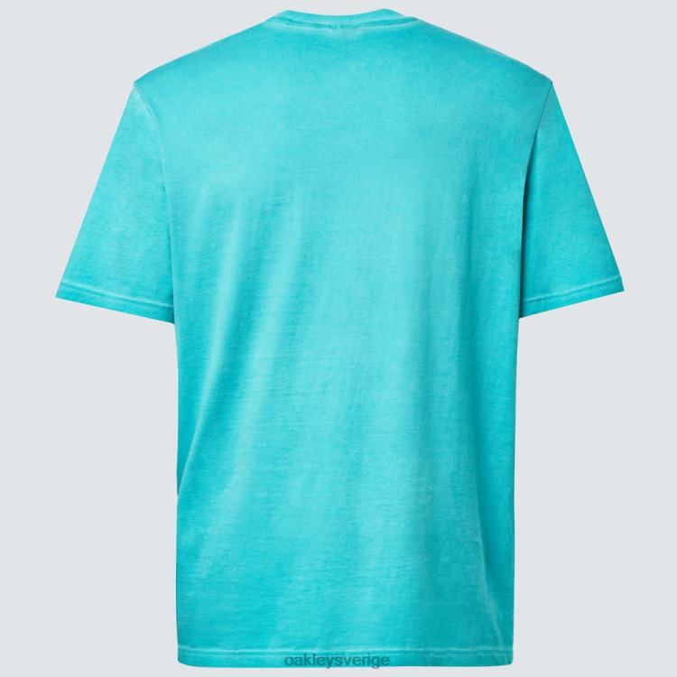Oakley överfärgad b1b logotyp t-shirt T8RX02479 grön sjö