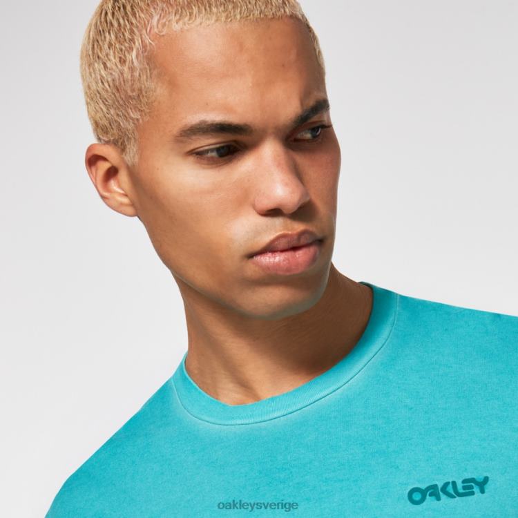 Oakley överfärgad b1b logotyp t-shirt T8RX02479 grön sjö