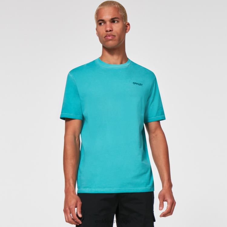 Oakley överfärgad b1b logotyp t-shirt T8RX02479 grön sjö