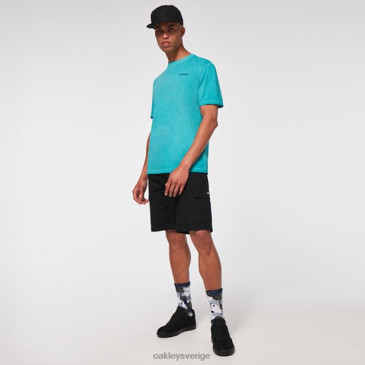 Oakley överfärgad b1b logotyp t-shirt T8RX02479 grön sjö
