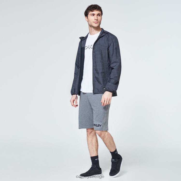 Oakley omvänd fleece kort T8RX02862 ny granitljung