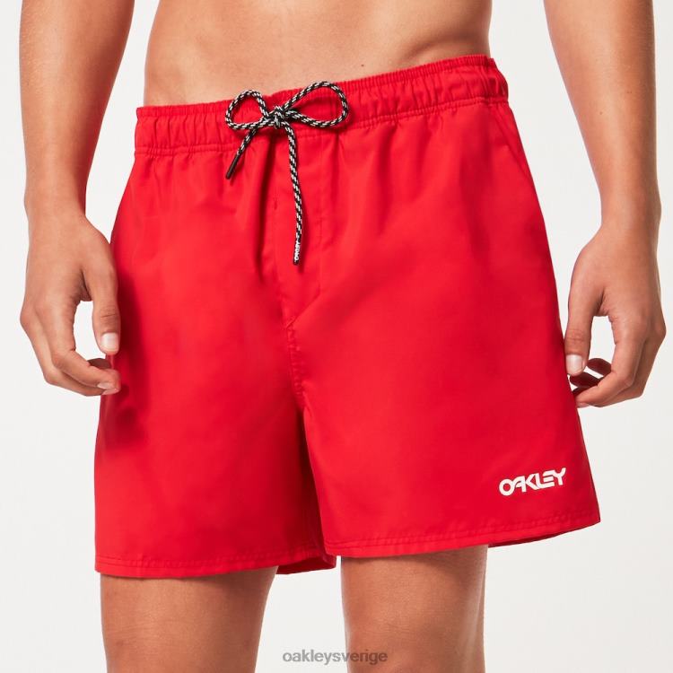 Oakley beachvolley 16 beachshort T8RX02647 röd tråd