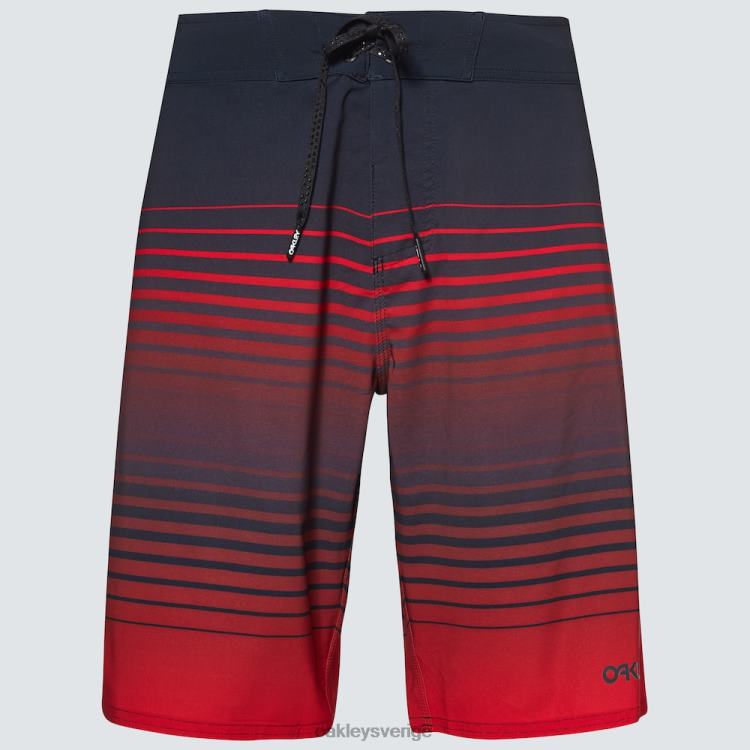 Oakley fade out 21 rc boardshort T8RX02835 svarta/röda ränder