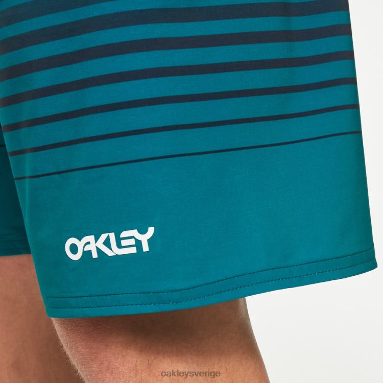 Oakley fade out 21 rc boardshort T8RX02836 gröna/fattade ränder