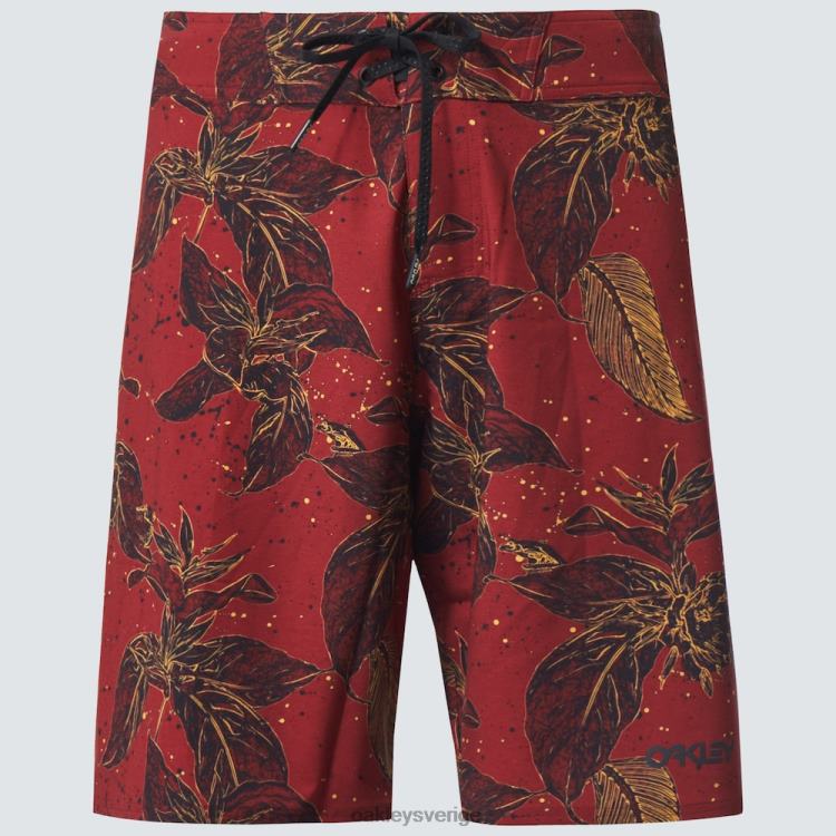 Oakley ohana floral 20 boardshorts T8RX02894 röd blomgroda