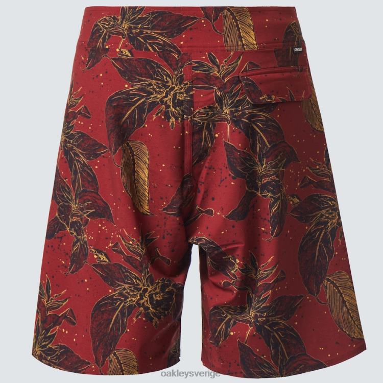 Oakley ohana floral 20 boardshorts T8RX02894 röd blomgroda