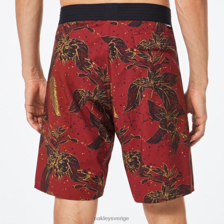 Oakley ohana floral 20 boardshorts T8RX02894 röd blomgroda