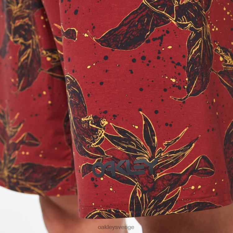 Oakley ohana floral 20 boardshorts T8RX02894 röd blomgroda
