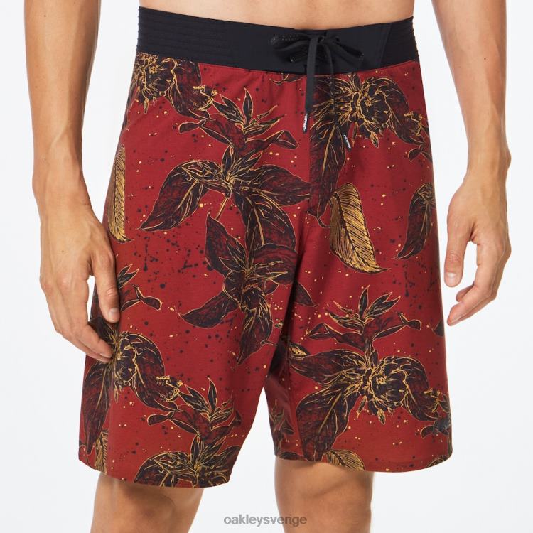 Oakley ohana floral 20 boardshorts T8RX02894 röd blomgroda