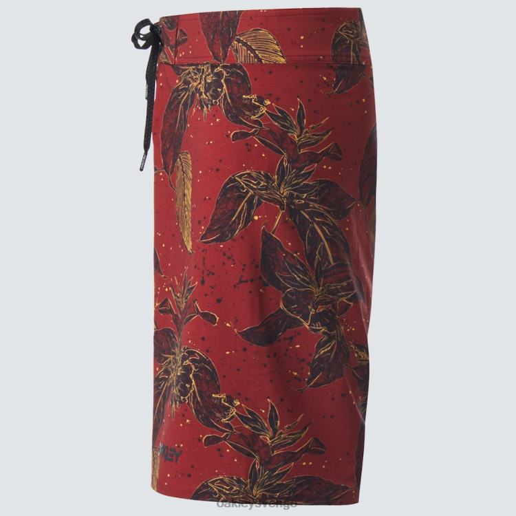 Oakley ohana floral 20 boardshorts T8RX02894 röd blomgroda