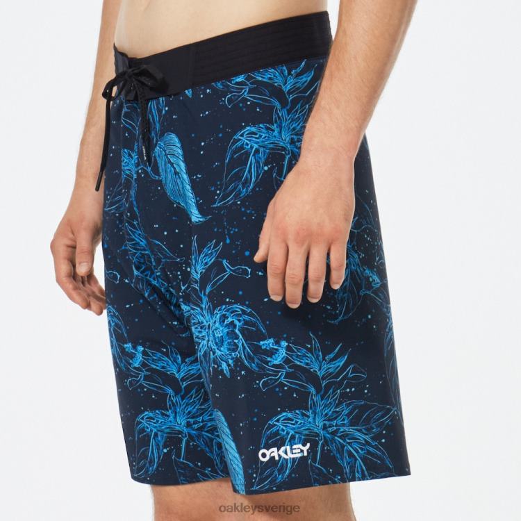 Oakley ohana floral 20 boardshorts T8RX02895 blå blomgroda