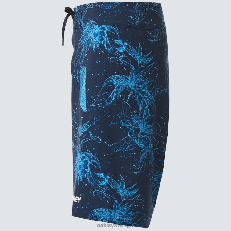 Oakley ohana floral 20 boardshorts T8RX02895 blå blomgroda