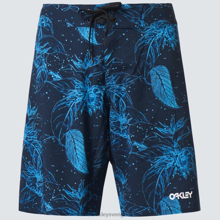 Oakley ohana floral 20 boardshorts T8RX02895 blå blomgroda