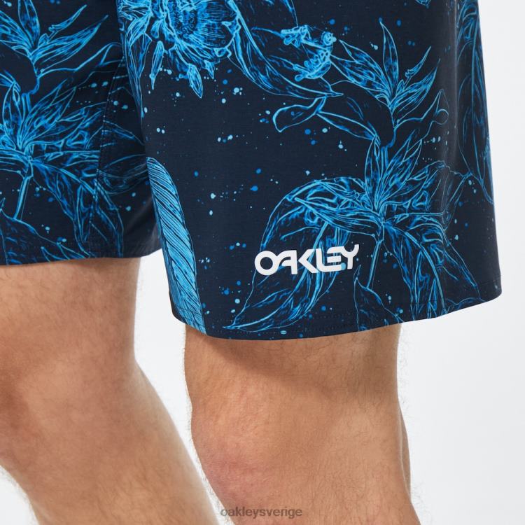 Oakley ohana floral 20 boardshorts T8RX02895 blå blomgroda