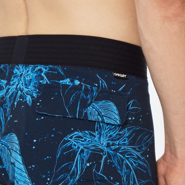 Oakley ohana floral 20 boardshorts T8RX02895 blå blomgroda