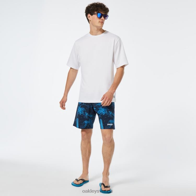 Oakley ohana floral 20 boardshorts T8RX02895 blå blomgroda