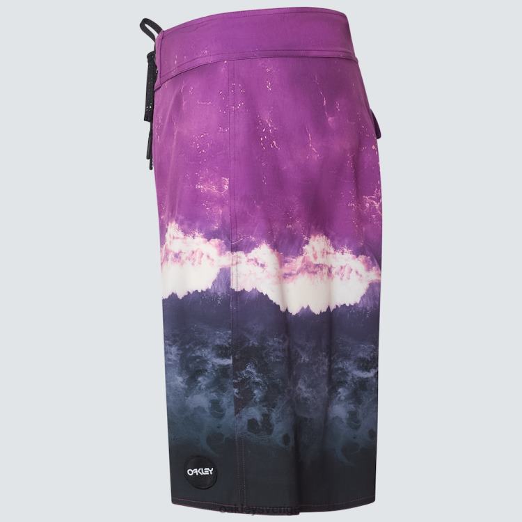Oakley whitewash 20 boardshort T8RX02912 ultralila våg
